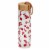 Tabletops Unlimited Gallery Americana Glass Water Bottle - Assorted Red/Blue Floral Perspective: right