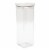 Tabletops Gallery Large Square Plastic Container – Ash Perspective: right