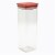 Tabletops Gallery Large Square Plastic Container – Bordeaux Perspective: right