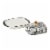 Tabletops Unlimited Gallery Stoneware Butter Dish- Dots Perspective: right
