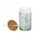 Tabletops Gallery 15.2 Oz Soda Can Glass Sipper - Green/Cats Perspective: right