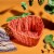 Tabletops Gallery Fruity Strawberry Plastic Woven Basket Perspective: right
