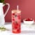 Tabletops Gallery Fruity Lucia Tumbler – Cherry Perspective: right
