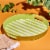 Tabletops Gallery Fruity Bamboo Melamine Round Tray With Handles Perspective: right