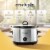 Crock-Pot® 4.5 Quart Manual Slow Cooker Stainless Steel Perspective: right