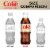 Diet Coke® Caffeine Free Zero Sugar Soda Bottle Perspective: right