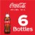 Coca-Cola Soda Pop Soft Drink Bottles Perspective: right