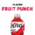 Powerade Zero Sugar Fruit Flavor Punch No Sugar Added Electrolyte & Vitamin Fruit Flavor Sport Drink Perspective: right