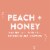 Aha® Peach And Honey Flavored Sparkling Water Cans Perspective: right