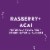 AHA® Raspberry Acai Flavored Sparkling Water Cans Perspective: right