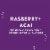 AHA® Raspberry Acai Flavored Sparkling Water Can Perspective: right