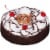 Jon Donaire 8" Banana Split Ice Cream Cake with Chocolate, Banana and Strawberry Icing, Serves 12 Perspective: right