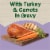 Friskies Farm Favorites Wet Cat Food Meaty Bits in Gravy Turkey & Carrots Perspective: right