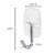 Command® Damage-Free Hanging Small Wire Hooks - Clear Perspective: right