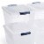 Rubbermaid® Cleverstore Plastic Storage Tote Containers with Lid Perspective: right