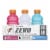 Gatorade® Zero Sugar Pink White Blue Sports Drink Mini Variety Pack Bottles Perspective: right
