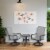 Four Seasons Courtyard Palermo 3 Piece Aluminum Bistro Set with Swivel Rockers Perspective: right