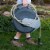 EarthWay Products 50 Foot Hose w/ Nozzle, Retractable Storage Drum, & Wall Mount Perspective: right