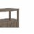 Lev Solid Wood Console Table In Smoky Brown Perspective: right