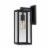 Hurley 1-Light Outdoor Indoor Wall Sconce - Matte Black Perspective: right