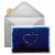 Papyrus (S7) Star Crossed Lovers Valentine's Day Greeting Card Perspective: right
