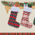 Papyrus (S4) Stockings Christmas Card Perspective: right