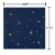 American Greetings All Occasion Lunch Napkins Gold Stars Perspective: right
