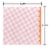 American Greetings All Occasion Lunch Napkins- Pink Gingham Perspective: right