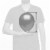 American Greetings Metallic White Gold Silver Balloons Perspective: right
