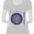 American Greetings Paper Plates 10 Count - Happy Birthday on Navy Perspective: right