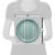 American Greetings 9 Inch Paper Plates - Stripes On Green Perspective: right
