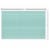 American Greetings Plastic Table Cover - Green With White Striped Perspective: right
