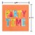 American Greetings Birthday Beverage Napkins - Party Time Perspective: right