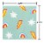 American Greetings Beverage Napkins - Rainbow and Lightning Perspective: right