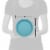American Greetings All Occasion Paper Plates- Light Blue Perspective: right