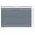 American Greetings Plastic Table Cover Silver with White Striped Perspective: right