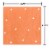 American Greetings Polka Dot Beverage Napkins - Orange Perspective: right