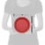 American Greetings Paper Plate 10 Count - Red Perspective: right