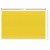 American Greetings Plastic Table Cover - Yellow with White Stripes Perspective: right