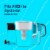 Brita Small Fiery Red 6 Cup Water Filter Pitcher with Standard Filter Perspective: right
