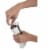 Trudeau Graviti Battery Operated LED Salt/Pepper Mill in Chrome Perspective: right