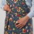 Now Designs Adjustable Straps Midnight Garden Kitchen Apron Perspective: right