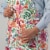Now Designs 100% Cotton Botanica Kitchen Apron with Adjustable Straps Perspective: right