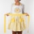 Now Designs Classic Bees Kitchen Apron for Women Perspective: right