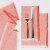 Danica Heirloom Chambray Clay Red Cotton Napkins Perspective: right