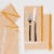 Now Designs Heirloom Ochre Yellow Chambray Cotton Napkins - 4 Pack Perspective: right