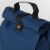 Heirloom 100% Cotton Lunch Bag for Work and School with Magnetic Closure Blue Perspective: right