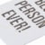 American Greetings (S20) Best Person Ever - Birthday Card Perspective: right