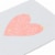 American Greetings (S32) Neon Pink Heart - Blank Card Perspective: right