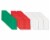 American Greetings Red Green & White Tissue Paper Perspective: right
